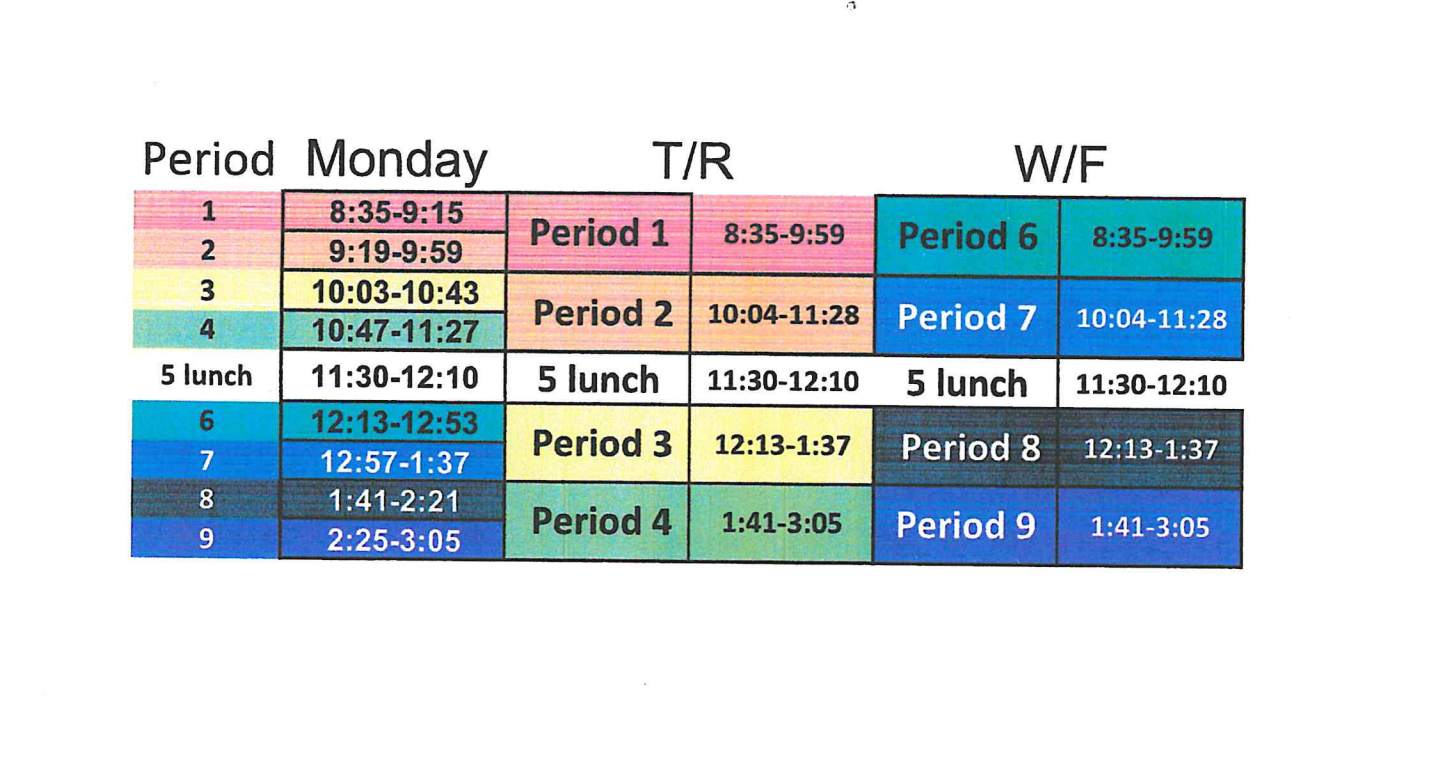 Bell Schedule